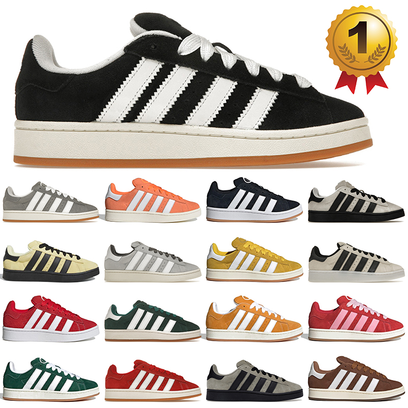 

5A Quality Campus 00s OG Running Shoes Core Black Grey Amber Tint Aluminum Silver Pebble Dark Cloud White Better Scarlet Forest Glade Sneakers Trainers Mens Women, A6