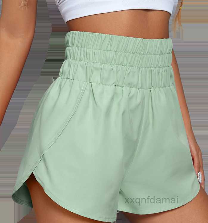 

Yoga Outfits Spring and summer new women's shorts high waist elastic loose sports casual shorts female, Color