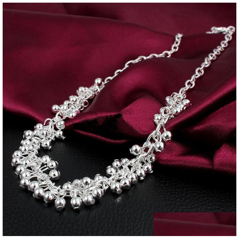 

Chains Womens Sterling Sier Plated Light Grape Necklace Gssn058 Fashion Lovely 925 Plate Jewelry Necklaces Chain Drop Delivery Pendan Dhsik