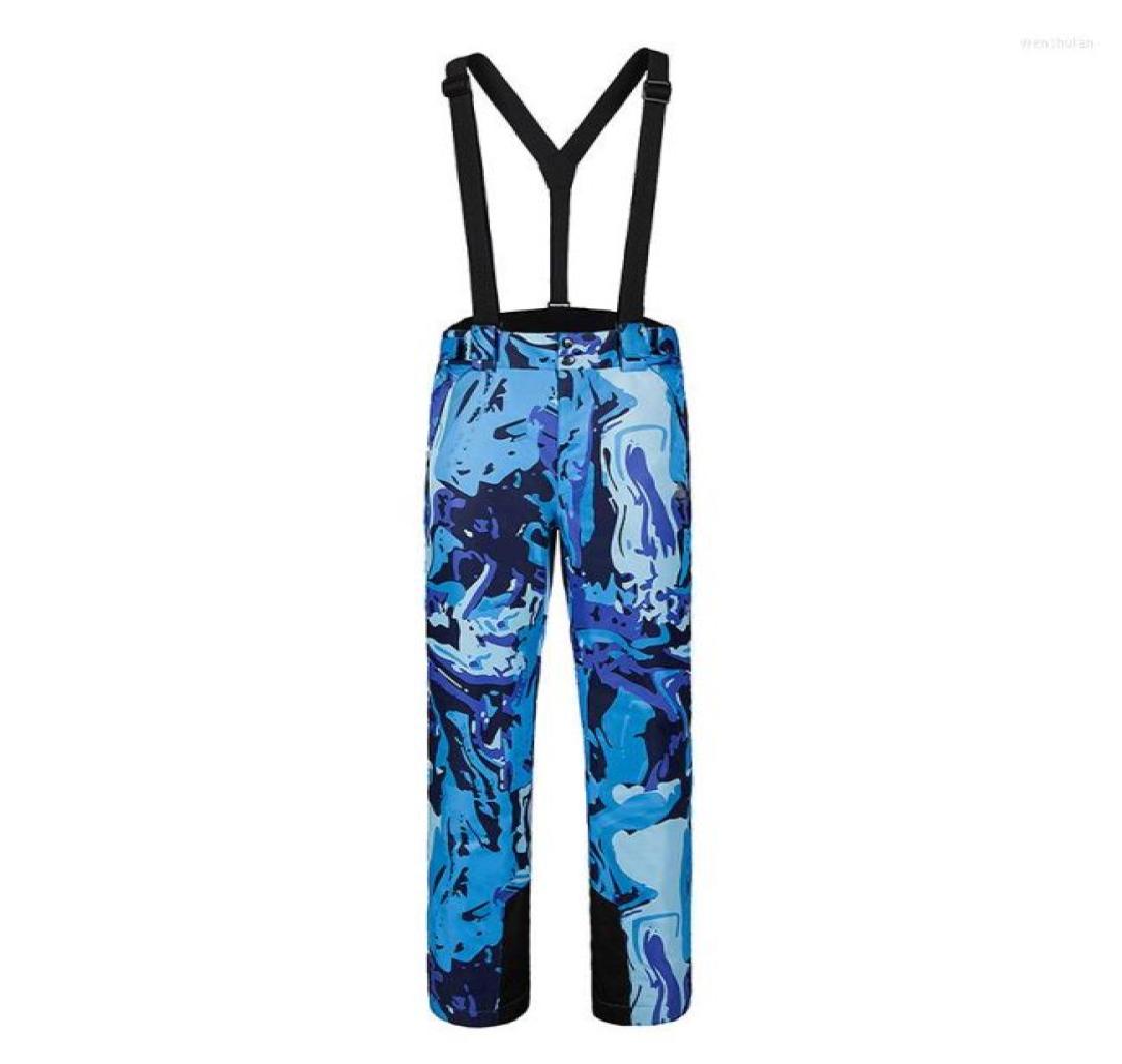 

Skiing Pants Winter Ski Men Warm Windproof Waterproof Snow Snowboard SnowTrousers Male Mountain Trousers2135295, Gold