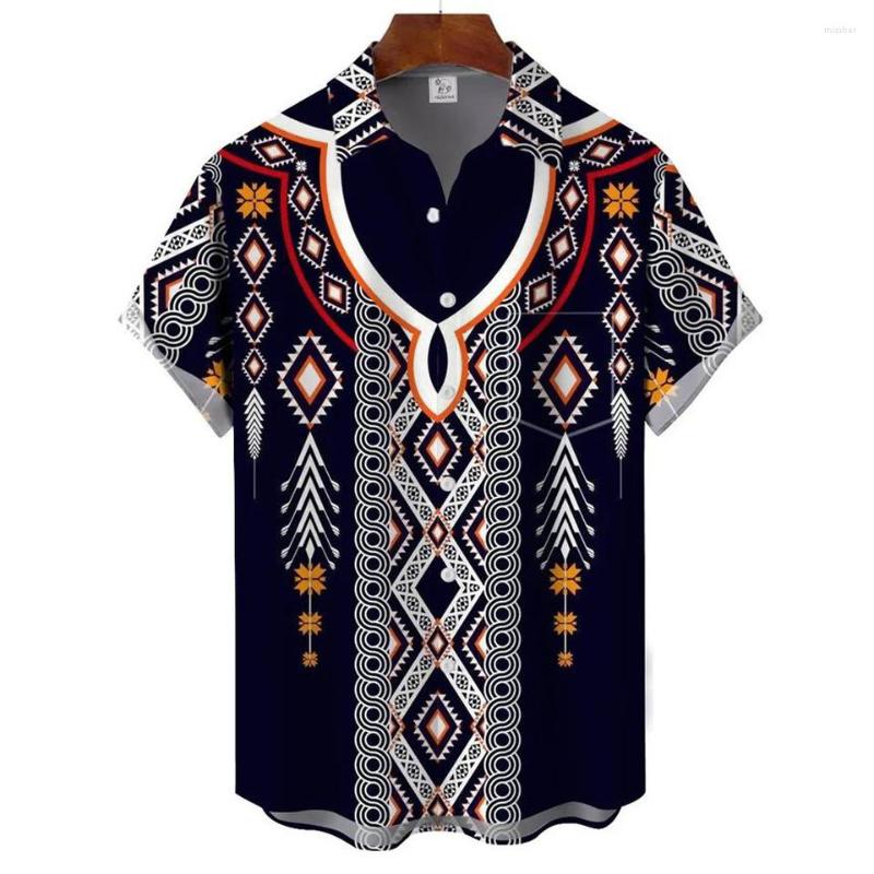 

Men' Casual Shirts Men' Harajuku Hawaiian Lapel Short Sleeves Top Oversized Unisex Clothing Fashion Travelwear Blouses, E01-ys00043