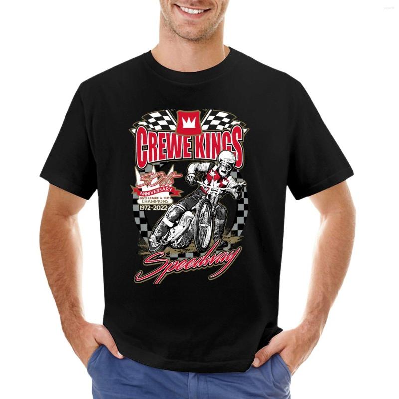 

Men's Polos Crewe Speedway- Official1972 Double Champions Anniversary T-Shirt Quick Drying Shirt Anime Men, Dark coffee