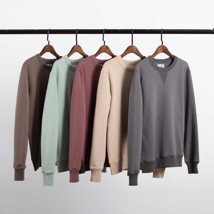 

Yls Designer Custom Heavy 100% Cotton Mens Casual High Quality Sweatshirts, Caramel colour