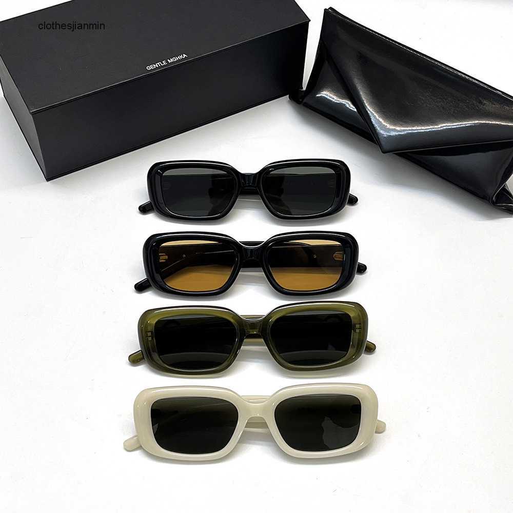 

2023 Luxury Fashion Sunglasses Factory% 80 Retail New Gm Sunglass Women's Square Plate Ins Sunglass