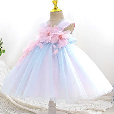 

Summer Girl Dress Flower Fairy 1st Birthday Party Flower Girl Dress G220429