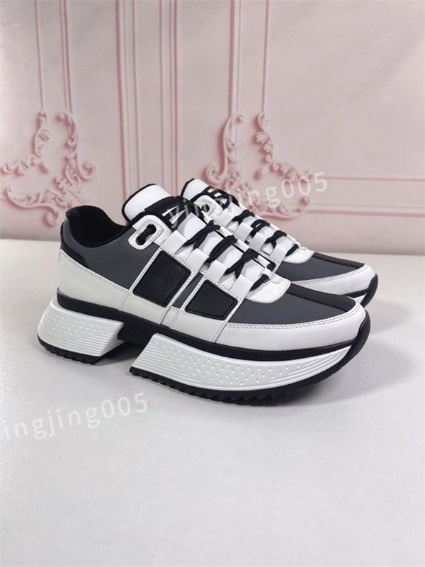 

Luxury Designer shoes Sneakers Platform Classic Leather Sports Skateboarding Shoe Men Women Sneakers running Walking black white, 03
