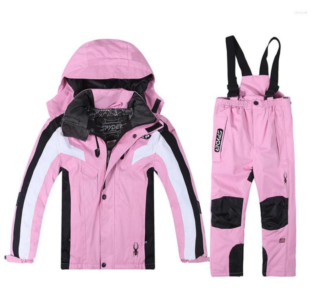 

Skiing Suits Thickening Child Ski Suit Windproof Thermal Snowboard Overalls Jacket And Pant For Skis Kids Snow Costumes Outdoor We4932407, Beige