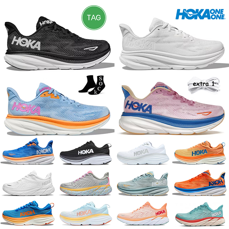 

Athletic Jogging Running Hoka Bondi 8 Shoes Black White Women Men Sports Trainers Hokas Clifton 8 9 Coastal Sky Cyclamen Sweet Lilac Carbon x 2 on Cloud Sneakers, B20 bondi 8 36-45