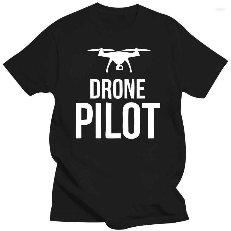 

Men' T Shirts Drone Pilot T-Shirt Front & Back Printed Work Wear Gift Tee Top 2023 Men' Shirt Fashion Men, Whitemen