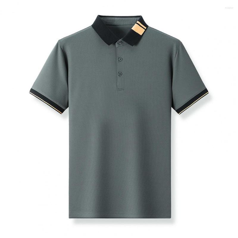 

Men's Casual Shirts Men Shirt Classic Elastic Business Mid-aged Slim Fit Daily Garment, Light grey