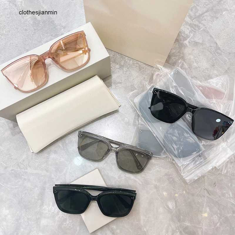 

2023 Luxury Fashion Sunglasses Factory% 80 Retail New Internet Celebrity Same Model Gm Sunglass for Women Star Men Slim and Uv Ristant Large Frame Glass