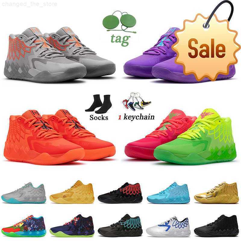 

LeMelo Ball MB.01 Basketball Shoes OG Rock Ridge Red Blast Queen City Buzz Rick and Morty Trainers, B11 not from here red blast 40-46