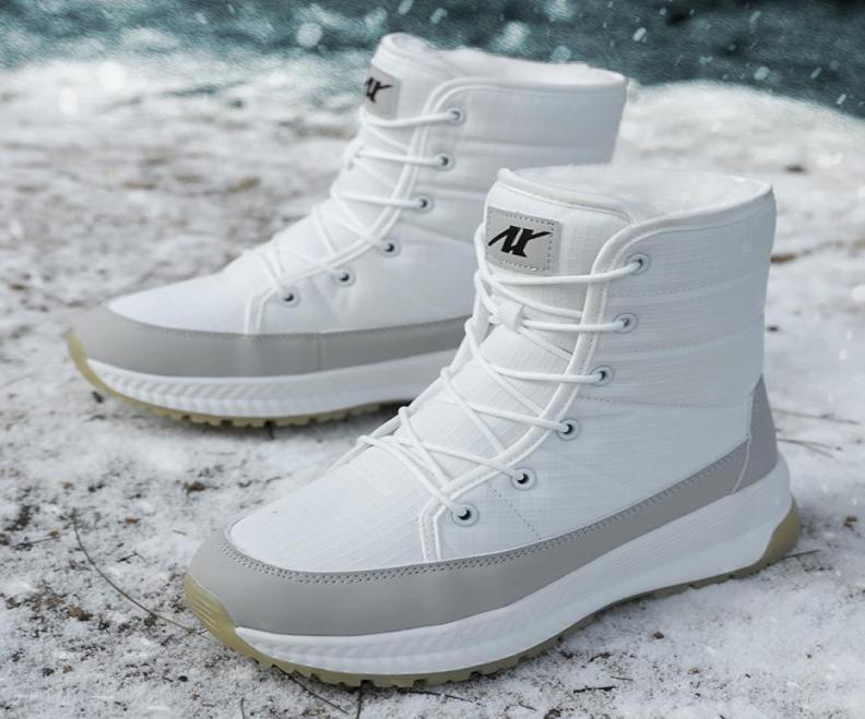 

Boots Moipheng Women Waterproof Winter Shoes Female Snow Platform Keep Warm Ankle with Thick Fur Heels Botas Mujer 2209208605525, Black