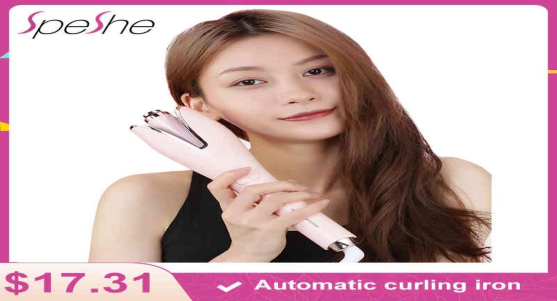 

SPESHE Professional Automatic Curling Iron Rose shape AntiPerm For Women Electric Curlers Wand Curls Waves Curly Styling Tool9805819