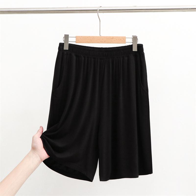 

Men's Sleepwear Pocket Elastic Solid Shorts Color Plus Cotton Size Modal Summer Short Fashion Pajamas Casual Women Pant Homewear