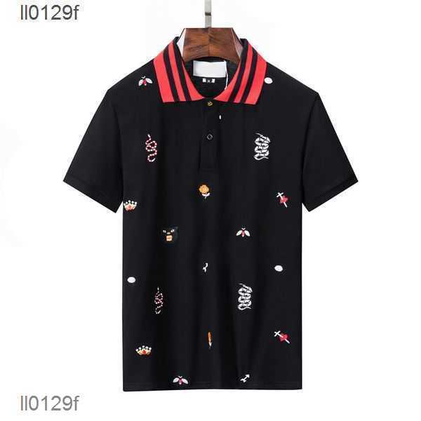 

ts designer T shirt High Street Solid color lapel polos Printing Top Quality Cottom Clothing Tees Polos plus size badge decoration #CH6 DRSF, Don't choose(non-delivery)