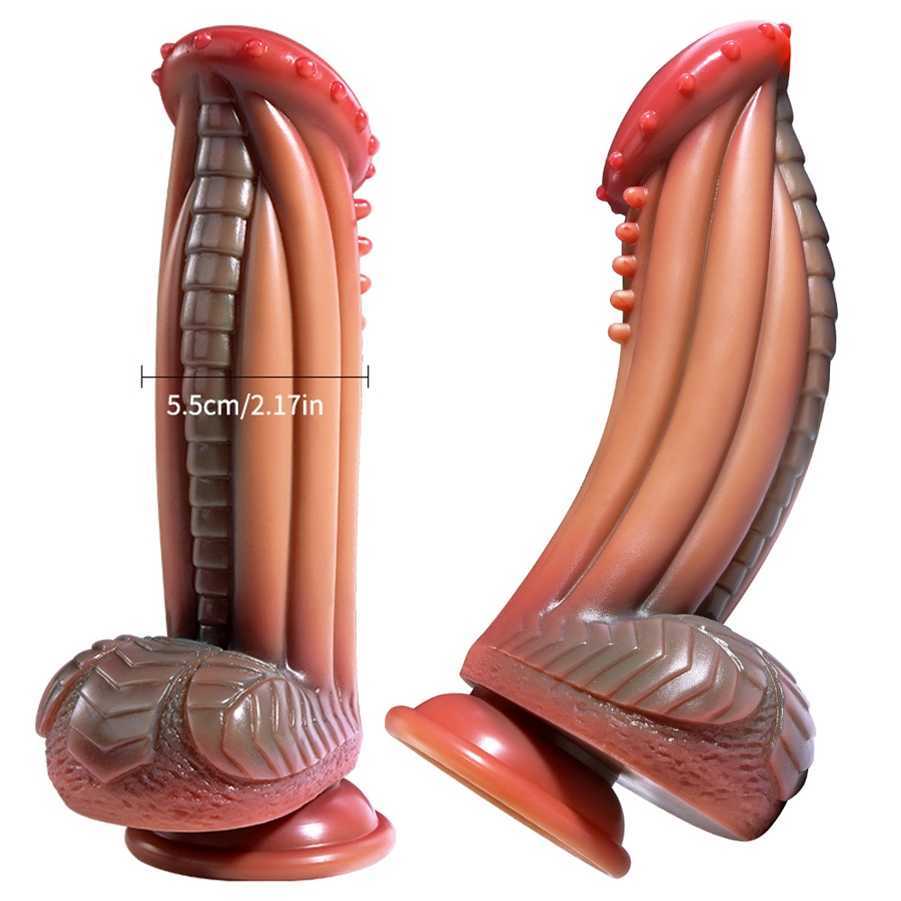 

Sexual Dildo Silicone Artificial Penis Giant Dick Dong Huge Sex Toy Woman Masturbation Anale Butt Plug Sexe Pour Family Dog Cock 80% Online Store