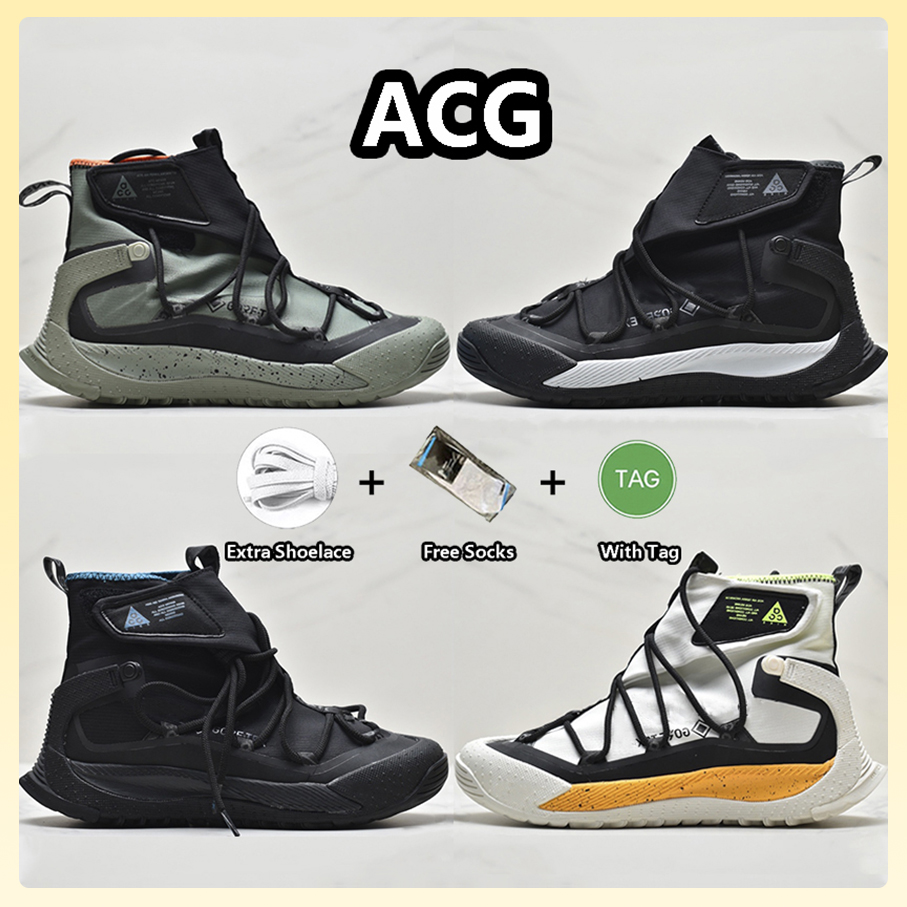 

ACG Mountain Hiking Shoes for Men and Women Black Brown Green Blue Grey Army Green pewter Dlive Orange Outdoor Trainers for Mens and Womens, Item#3