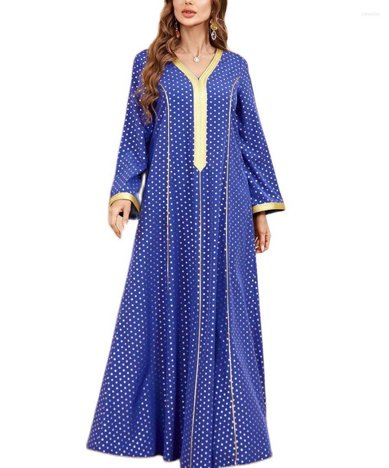 

Ethnic Clothing Kimono Evening Party Long Dress -Stamping Casual Elegant Moroccan Arabic Robe Muslim Women Dresses Abaya 2023