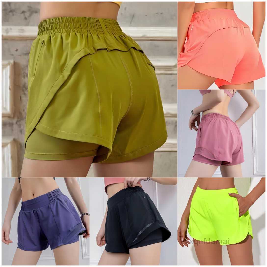 

lulus Yoga Outfits Suit Align Women's Sports High Waist Yoga Shorts 4-point Pants Running Fitness Gym Underwear Workout Leggings hua11, Gray