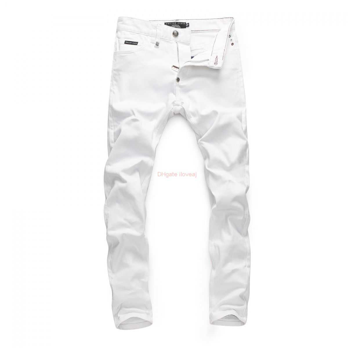 

Designer Clothing Amires Jeans Denim Pants Amies 2021 Washed White Feet Quality Nightclub Skull Human Bones University Hole Beggar Pp Jeans Men Distressed Ripped Sk