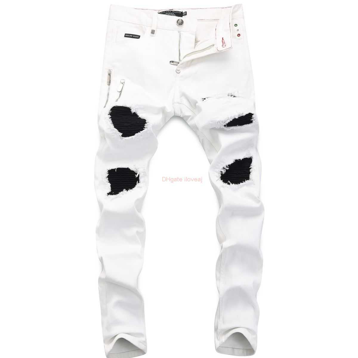 

Designer Clothing Amires Jeans Denim Pants Amies 22 Fashion Brand Mens Jeans Pp High Quality Large Area Perforated Patch Embroidery Patch Washed Small Straight Leg P, Beige