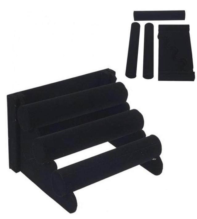 

Selling Jewelry Display Stand Holder Velvet Triangle Bracelet Necklace Organizer For 2111051041003