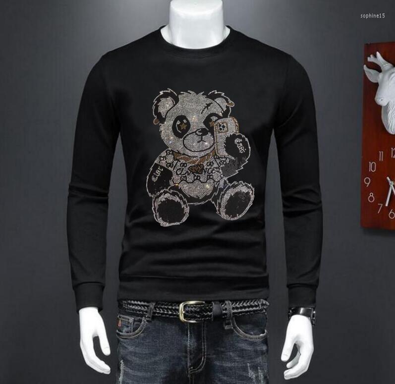 

Men's Hoodies Rhinestone Pullover Designer Sweatshirt Wholesale Price Men Clothes Men's Gifts, As shown