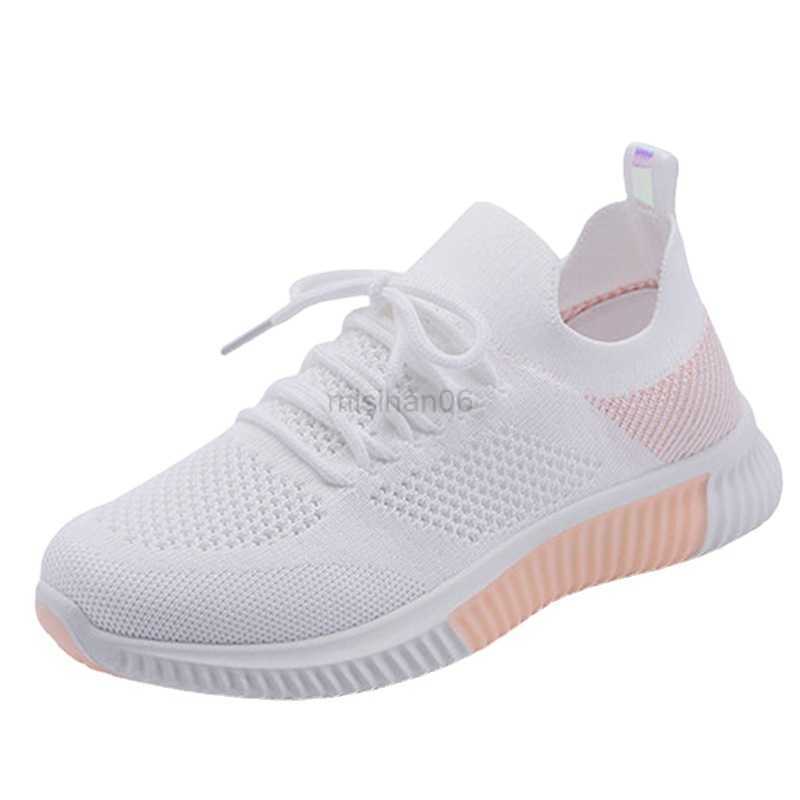 

Dress Shoes Women's Casual Sneakers Mesh Breathable Soft Sole Running Y23, F58 white blue