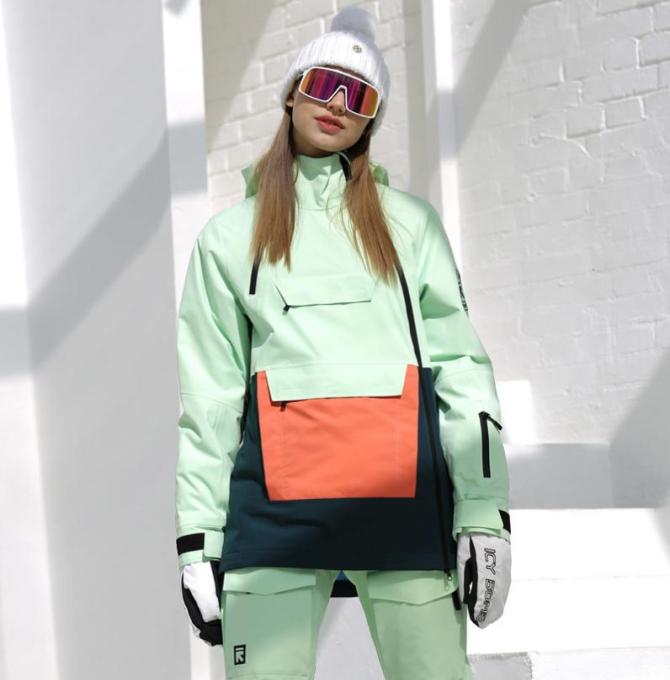 

Skiing Suits RUNNING RIVER Brand Women Snowboard Jackets For Winter Warm Midthigh Outdoor Sports Clothing High Quality Sport Jacke8806310, Red