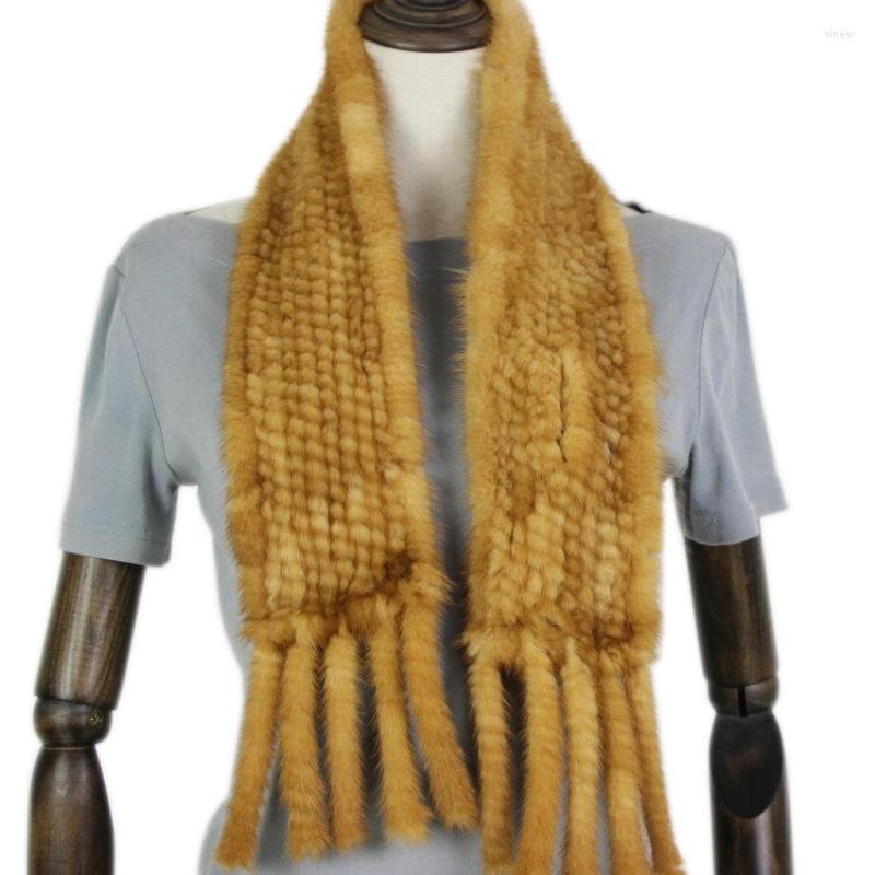 

Scarves Winter Real Natural Scarf Lady Shawl Women Fashion Knitted Ring Wholesale Retail