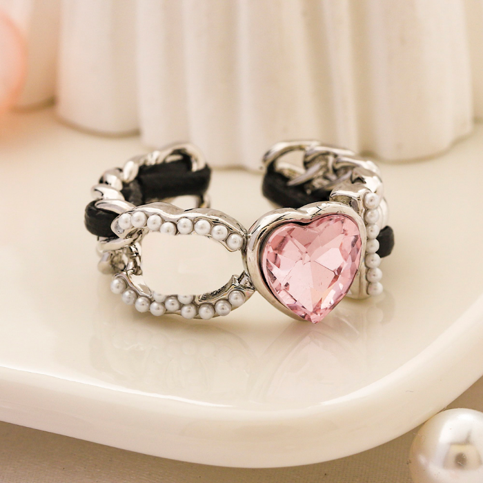 

Trendy letter C Band Rings Bague Bijoux for Women's Lady Wedding Party Lovers Ring Gift Engagement Jewelry