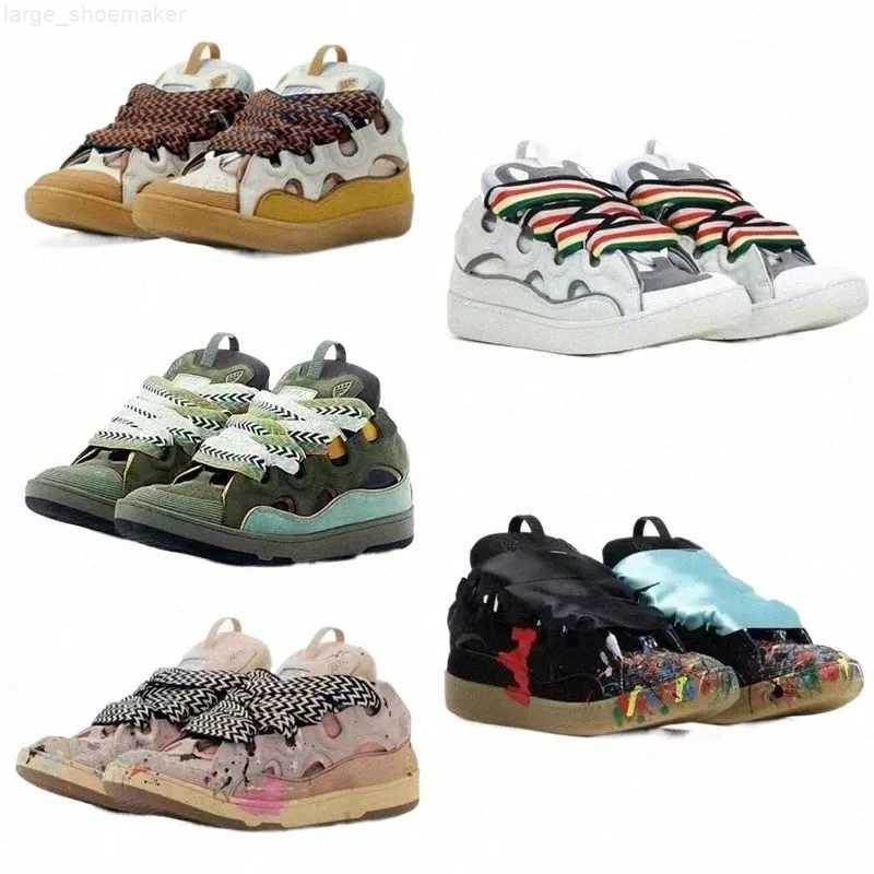 

2023Casual Shoes designers Multicolor Leather Curb Calfskin Suede Mesh Stripe Rubber Sole Stretch Cotton Low Top Mule Sneakers Python Lover Ace Full Packa x6PT#, 13