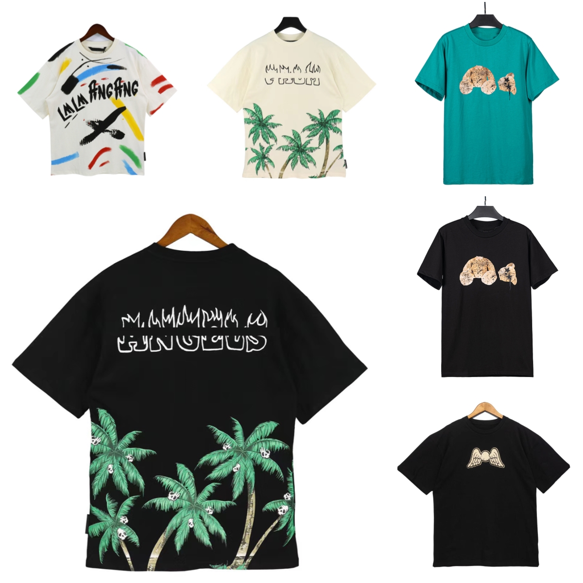 

summer Designer womens T shirt mens tshirt white black printing t-shirt Clothing spray letter short sleeve