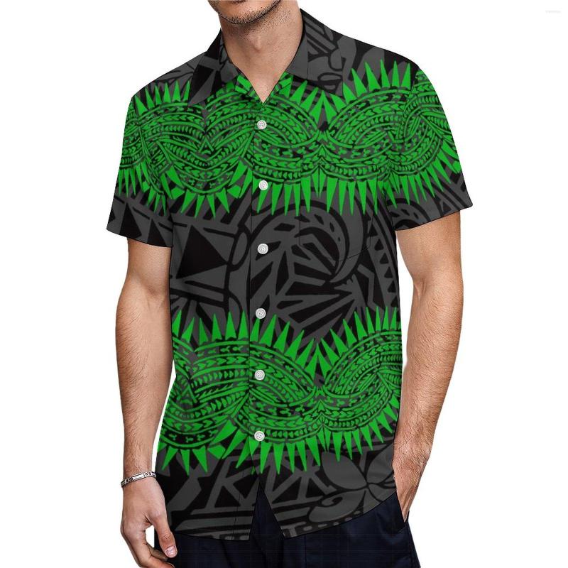 

Men's Dress Shirts Men's Casual Shirt Loose Top Short Sleeve T-shirt Handsome Samoa Polynesian Tribe, 8d1hn0cbkt5c-1