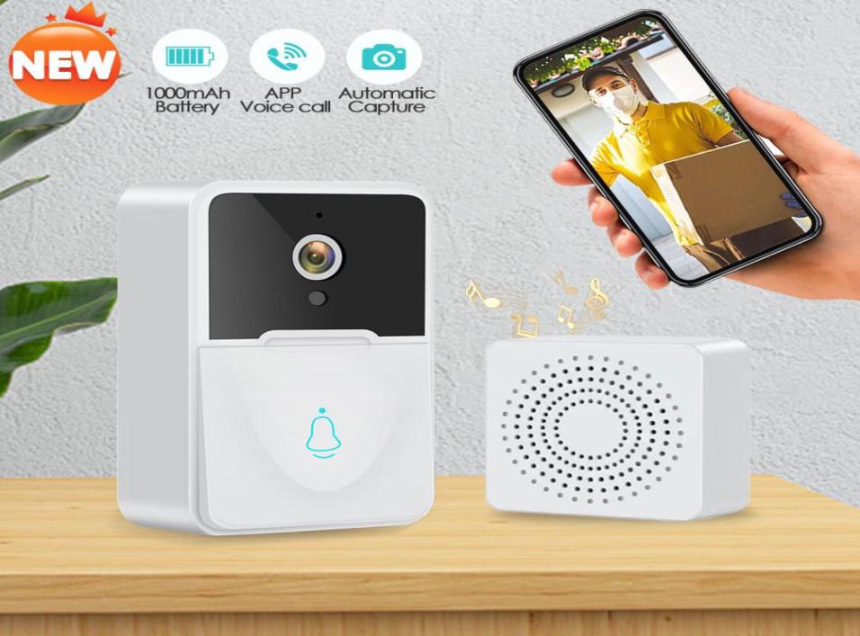 

Doorbells WiFi Video Mini Wireless Home Security Protection Intercom Long Standby Two Way Audio P o Recording 2210216797879