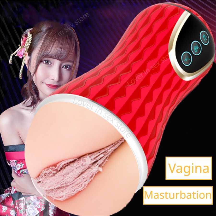 

Male Masturbator For Men Penis Blowjob Sucking Machine Real Vagina Vacuum Pocket Pussy Masturbation Cup Adult Sex Toys 80% Online Store