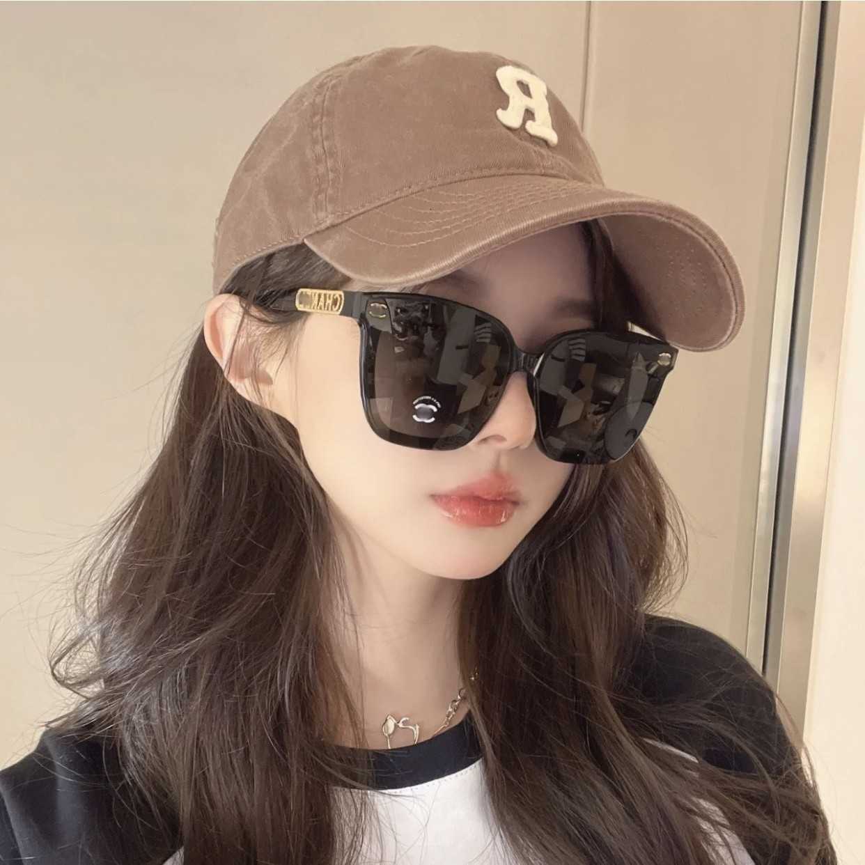 Designer Fashion luxury cool sunglasses 23 Women's Xiaoxiangjia Sunglasses Hollow out Letter Slim Anti ultraviolet High quality 0775 with lo-image-868605829