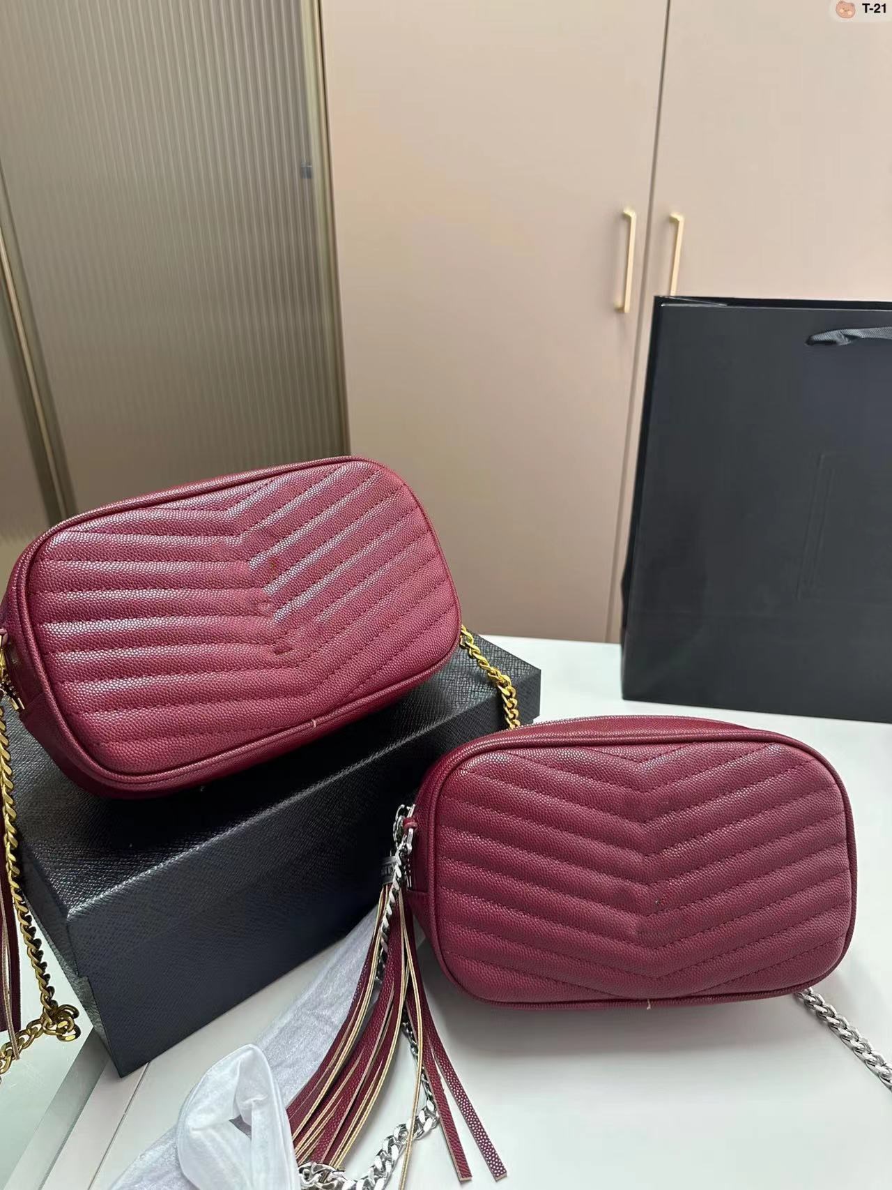 

Designer LOU Handbags soho for armpit Women tassels Shoulder Bags fashion Bags Genuine Leather cowhide Camera Bag purse evening shoulder bag messenger, Gold necklace