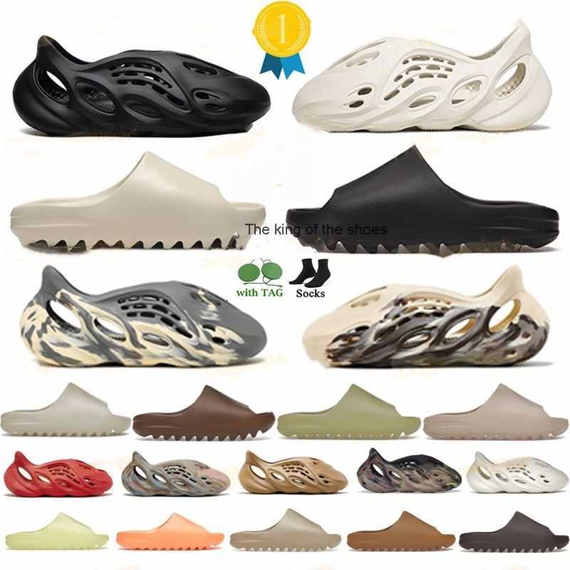 

Slippers Designer Men Woman slider Foam Runner Red Mineral Blue Fluorescent green Onyx Pure Sandal Slide Slipper Ochre Bone Resin Clog Desert Ararat runr slides shoe, 06