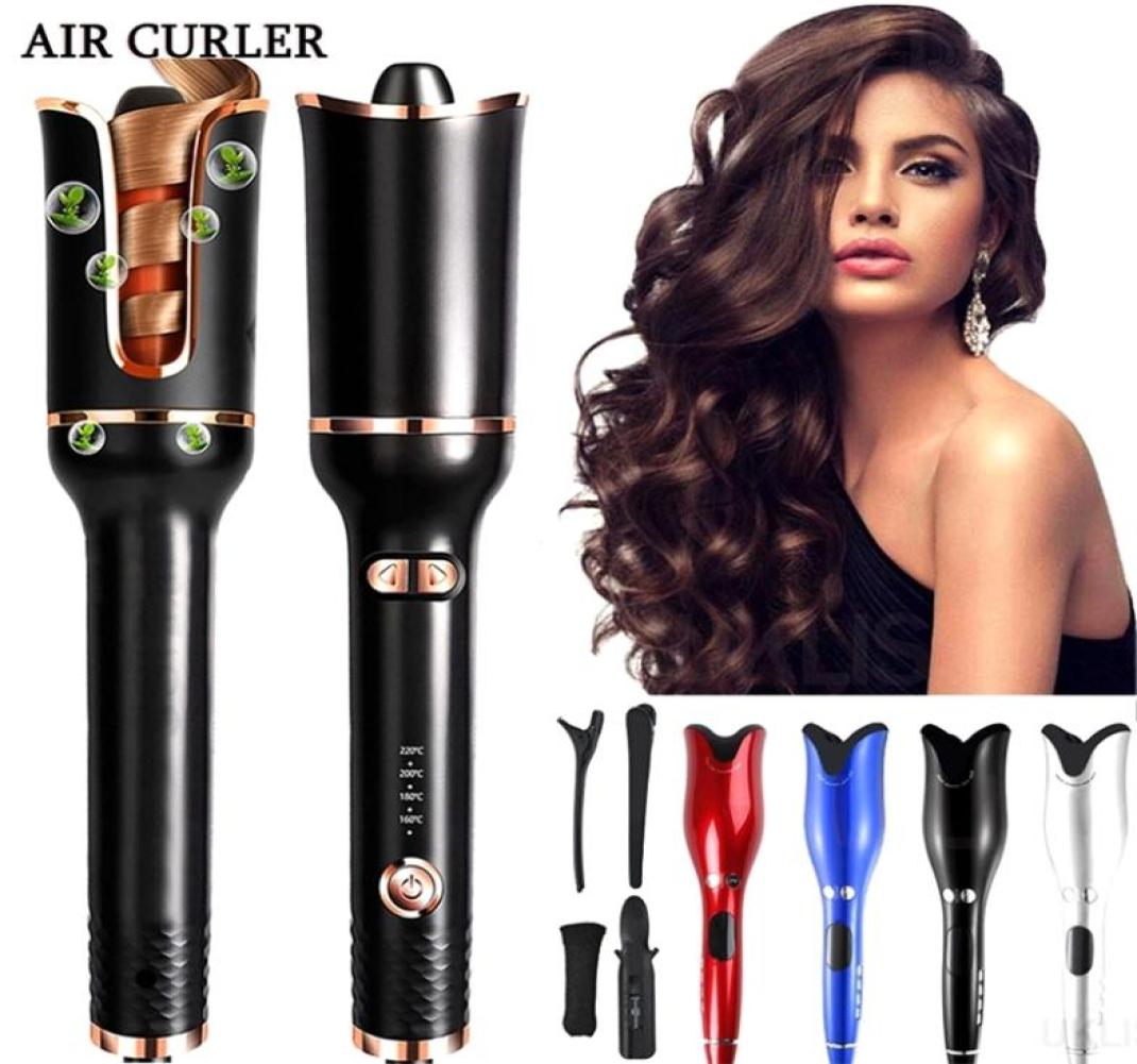 

Curling Iron Automatic with Tourmaline Ceramic Heater and LED Digital Mini Portable Curler Air Curling Wand 2206067052299