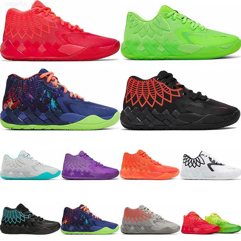 

Basketball Shoes MB.01 Mb01 Ball Mens Sneakers UFO Queen City Not From Here Green Gecko Galaxy Rick Rock Ridge Red Man Trainers MB1 Designer Shoe