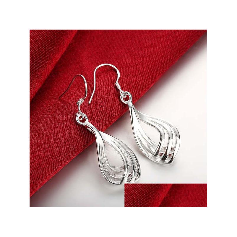 

Charm Womens Sterling Sier Plated Threeline Ripple Earrings Gsse230 Fashion 925 Plate Earring Jewelry Gift Drop Delivery Dhmx8