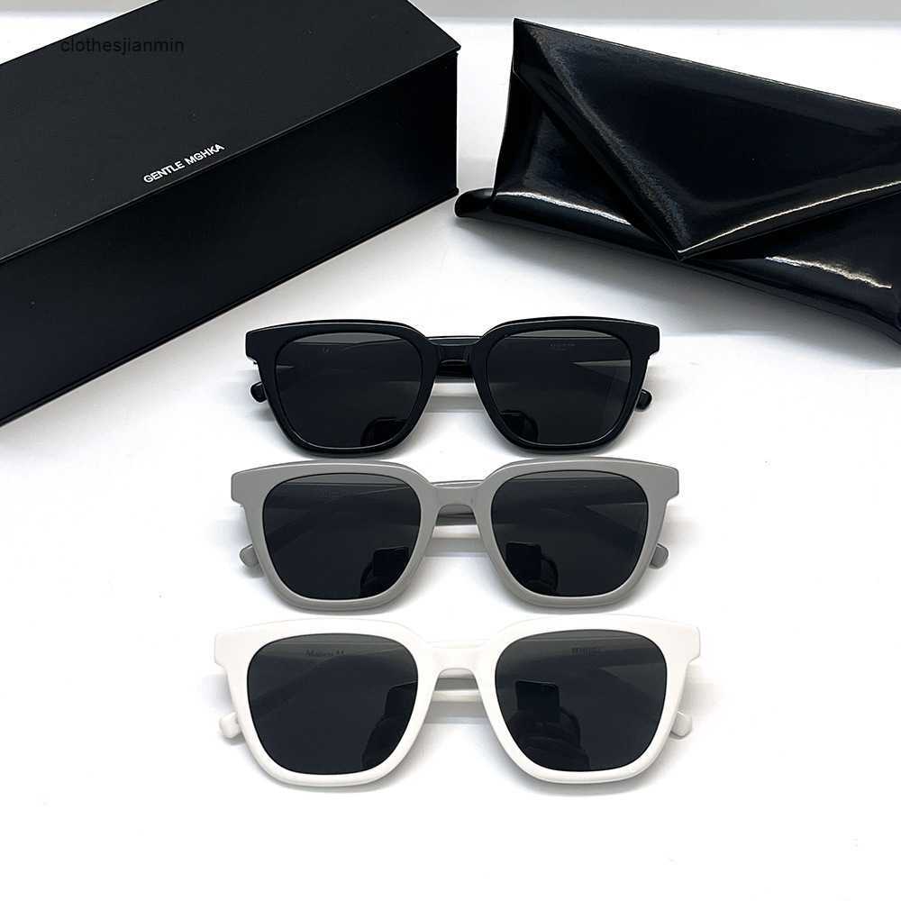 

2023 Luxury Fashion Sunglasses Factory% 80 Retail New Gm Sunglass Female Grey White Frame Premium Mm007 Glass Available in Degre
