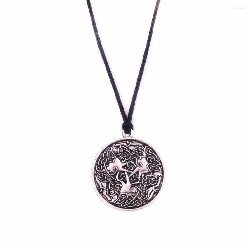 

Pendant Necklaces EPONA Horse - Warrior Equine Goddess Amulet Wax String Jewelry Necklace