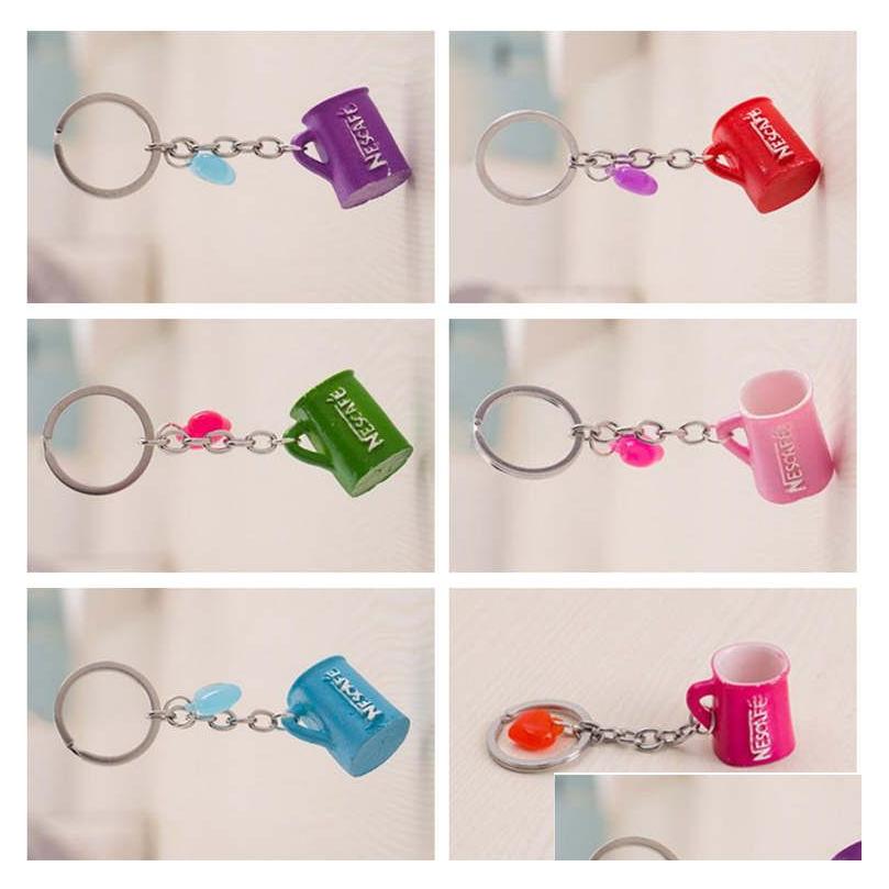 

Key Rings Ship Cute Teacup Resin Coffee Cup Car Pendant Keychain Gifts R118 Mix Order 20 Pieces A Lot Keychains Drop Delivery Jewelry Dhq8C