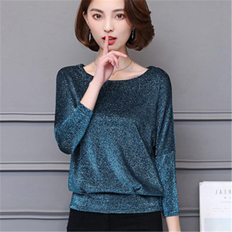 

Women' Blouses & Shirts Solid Women Tops 2023 Autumn Blouse Shirt Long Sleeved Loose Lace Female Fashion Casual Black 83J 30, Blue