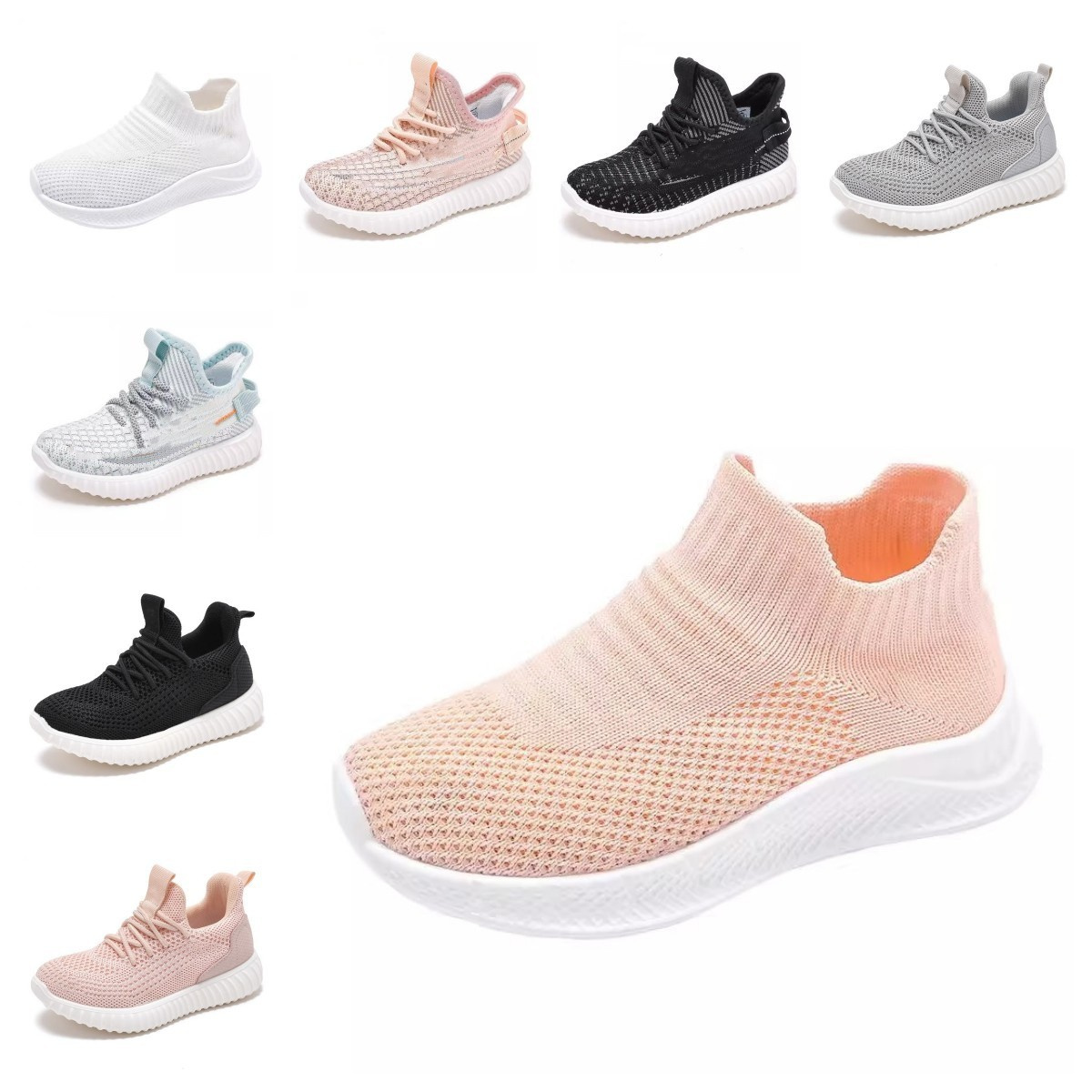 

2023 Tennis Children Lightweight Casual Shoes for Baby Girls Kids Boys Rubber Bottom Antiskid Outdoor Gym Mesh Breathable Sneakers baby outdoor walking 26-35 bb035, Color 07