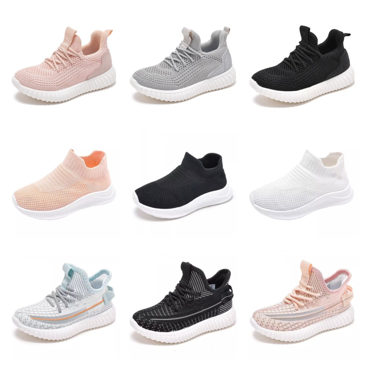 

2023 Tennis Children Lightweight Casual Shoes for Baby Girls Kids Boys Rubber Bottom Antiskid Outdoor Gym Mesh Breathable Sneakers baby outdoor walking 26-35 bb013, Color 06