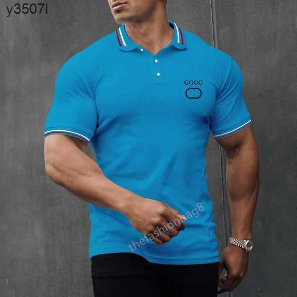 

Men's T-Shirt Designer Luxury Summer Sweat-absorbing Short Sleeve Outdoor Breathable Cotton Print Coat TQ56, Photo style and color 3